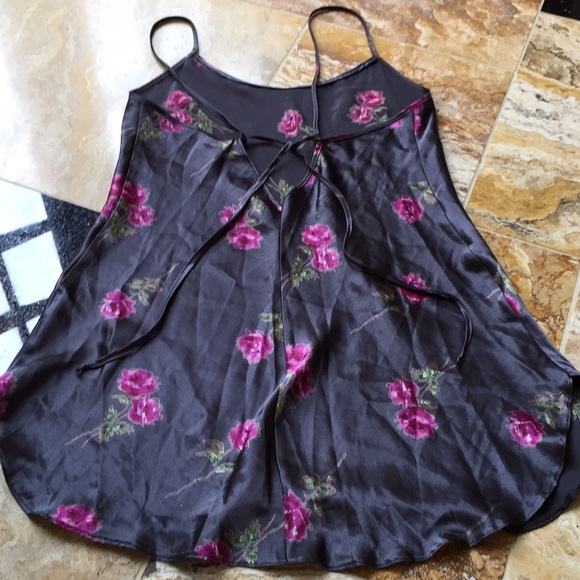 Cinema Etoile Strappy Sexy Short Slipdress floral - Picture 4 of 9